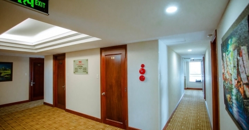 Corridor of the accommodation room