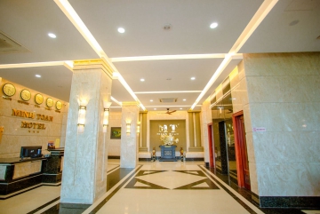 The lobby of Minh Toan Athena Hotel