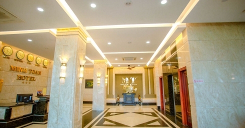 The lobby of Minh Toan Athena Hotel
